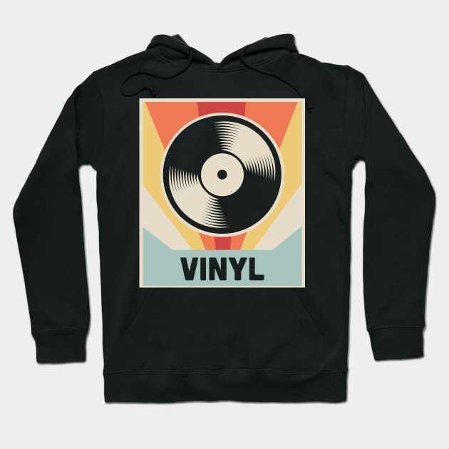 VINYL - Vintage Record Hoodie by MeatMan